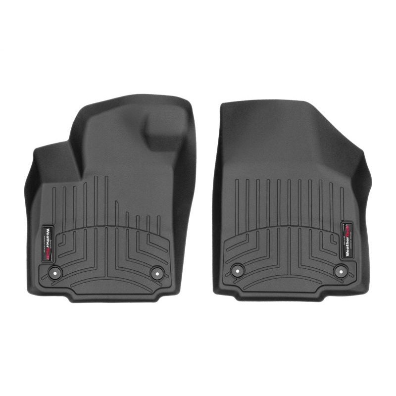 WeatherTech 23-24 Ford F-250/F-350/F-450/F-550 SuperCrew (Crew Cab) Vinyl Front FloorLiner – Black