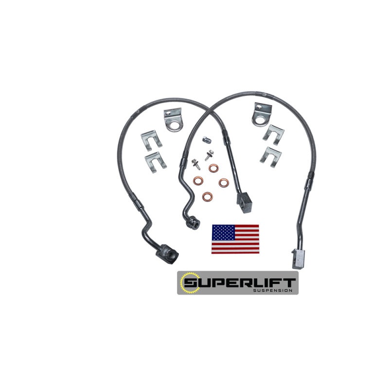 Superlift 95-97 Ford Ranger w/ 4-6in Lift Kit (Pair) Bullet Proof Brakes Hoses MV50605401